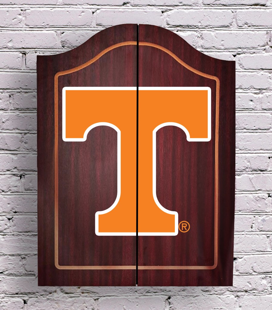 Officially Licensed University of Tennessee Volunteers Dart Board Cabinet