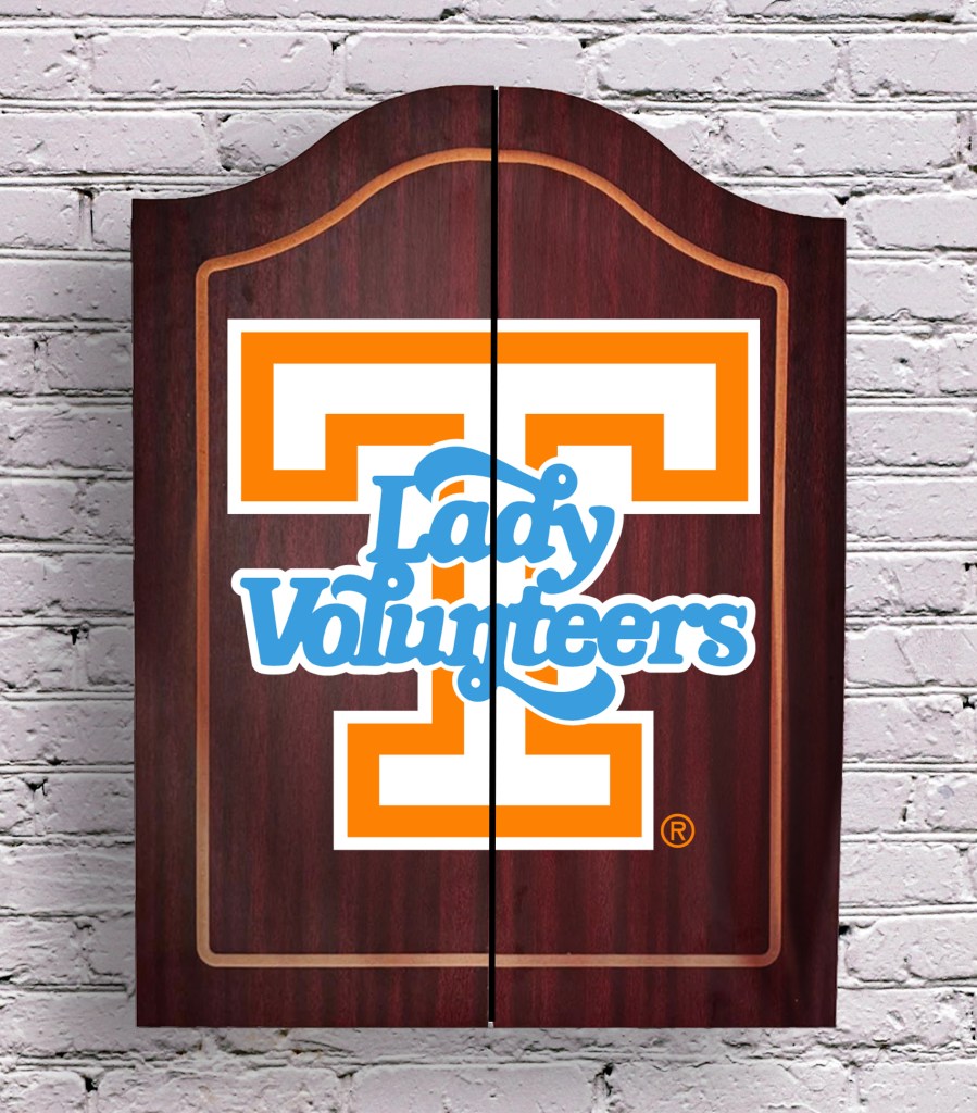 Officially Licensed University of Tennessee Volunteers Dart Board Cabinet